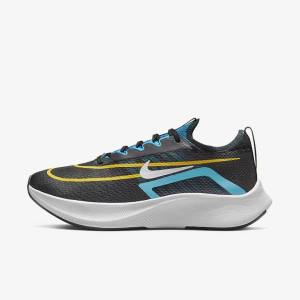 Scarpe Running Uomo Nike Zoom Fly 4 Strada Nere Verdi Arancioni | NK647PLA