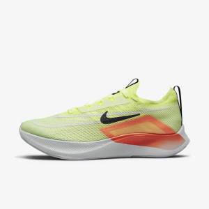 Scarpe Running Uomo Nike Zoom Fly 4 Strada Nere Grigie Scuro Blu Bianche | NK902PZG