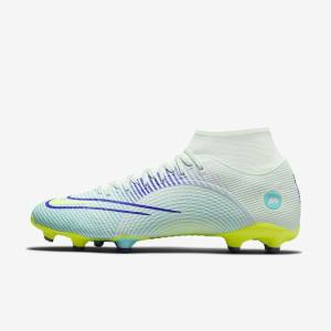 Scarpe da Calcio Donna Nike Mercurial Dream Speed Superfly 8 Academy MG Multi-Grounds Verdi Viola Verdi | NK725SUD