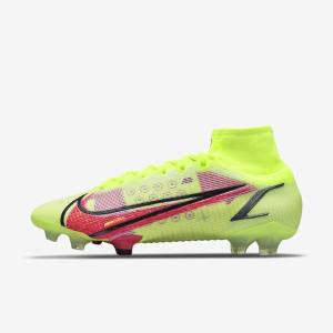 Scarpe da Calcio Donna Nike Mercurial Superfly 8 Elite FG Firm-Grounds Nere Rosse Chiaro | NK640AGX