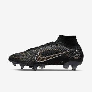 Scarpe da Calcio Donna Nike Mercurial Superfly 8 Elite SG-PRO Anti-Clog Traction Soft-Ground Nere Metal Argento Grigie Metal Oro | NK713DIP