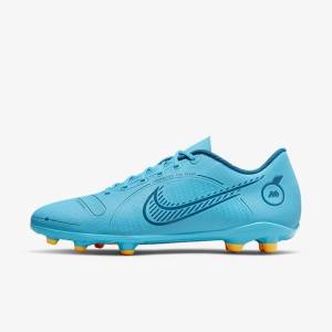 Scarpe da Calcio Donna Nike Mercurial Vapor 14 Club MG Multi-Ground Blu Arancioni | NK624GVC