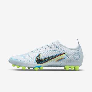 Scarpe da Calcio Donna Nike Mercurial Vapor 14 Elite AG Artificial-Grounds Grigie Blu Chiaro Arancioni Blu | NK905SGY