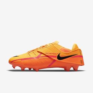 Scarpe da Calcio Donna Nike Phantom GT2 Academy FlyEase MG Multi-Grounds Arancioni Rosse Chiaro Nere | NK260SXF