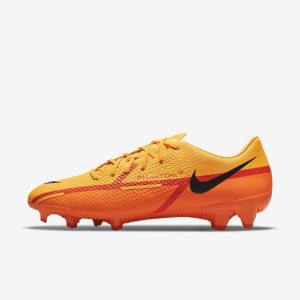 Scarpe da Calcio Donna Nike Phantom GT2 Academy MG Multi-Ground Arancioni Rosse Chiaro Nere | NK736NYJ