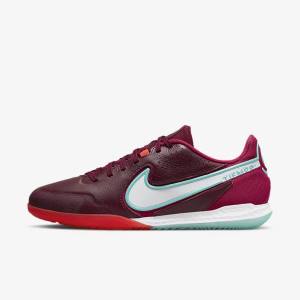 Scarpe da Calcio Donna Nike React Tiempo Legend 9 Pro IC Indoor-Court Rosse Rosse Chiaro Bianche | NK405BON