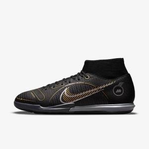 Scarpe da Calcio Uomo Nike Mercurial Superfly 8 Academy IC Indoor-Court Nere Metal Argento Grigie Metal Oro | NK976QSD