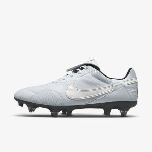 Scarpe da Calcio Uomo Nike The Premier 3 SG-PRO Anti-Clog Traction Soft-Ground Platino Nere Metal Oro Bianche | NK074IFZ