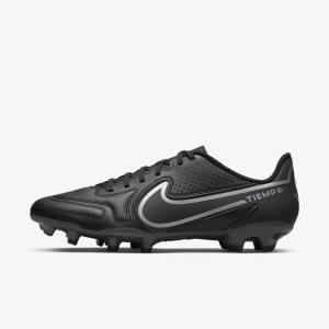 Scarpe da Calcio Uomo Nike Tiempo Legend 9 Club MG Multi-Ground Nere Grigie Scuro | NK107OZM