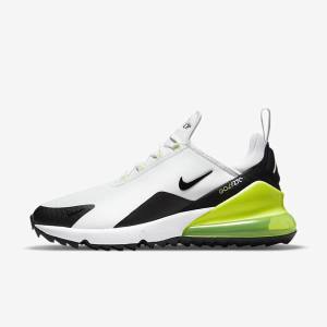 Scarpe da Golf Uomo Nike Air Max 270 G Bianche Nere | NK628LXI