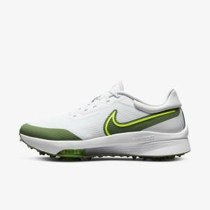 Scarpe da Golf Uomo Nike Air Zoom Infinity Tour NEXT% Bianche Platino | NK514ZTU