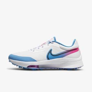 Scarpe da Golf Uomo Nike Air Zoom Infinity Tour NEXT% Bianche Blu Rosa Nere | NK572AIC