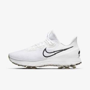 Scarpe da Golf Uomo Nike Air Zoom Infinity Tour Bianche Platino Nere | NK835HJB