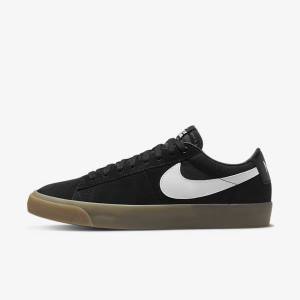 Scarpe da Skate Donna Nike SB Zoom Blazer Low Pro GT Nere Bianche | NK816WDC