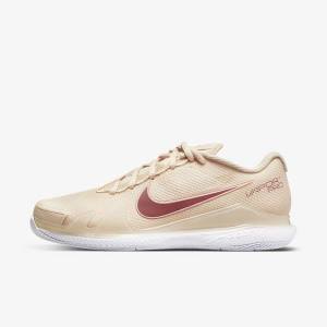 Scarpe da Tennis Donna Nike NikeCourt Air Zoom Vapor Pro Hard-Court Bianche Corallo Rosse | NK532HKJ