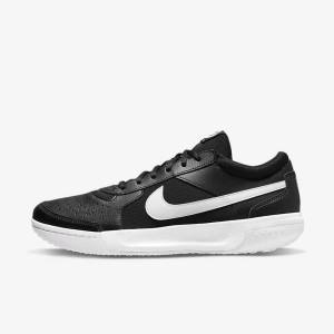 Scarpe da Tennis Uomo Nike NikeCourt Zoom Lite 3 Hard Court Nere Bianche | NK134DAP