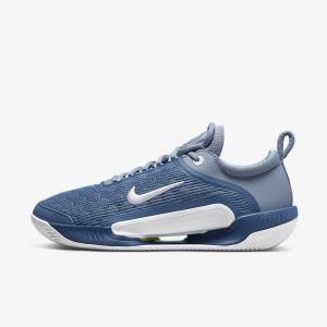 Scarpe da Tennis Uomo Nike NikeCourt Zoom NXT Clay Court Blu Marino Bianche | NK576EUF